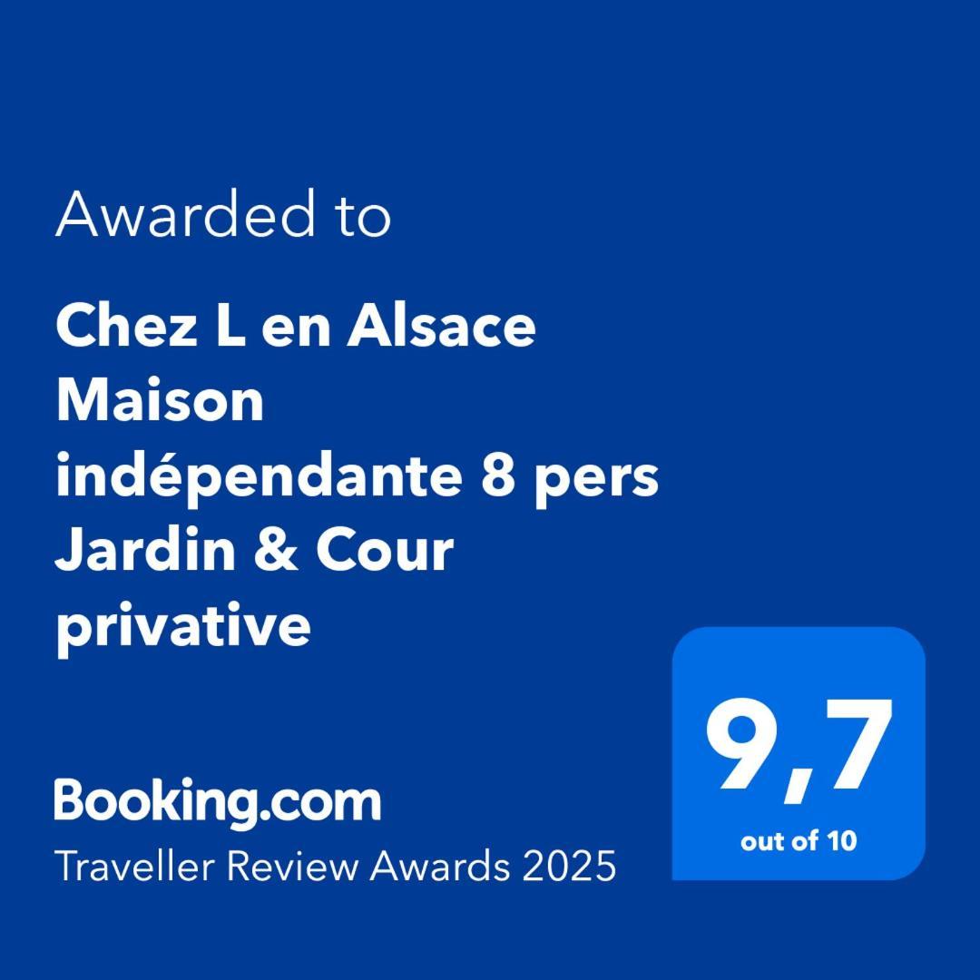Chez L En Alsace Maison Independante 8 Pers Jardin & Cour Privative Griesheim-pres-Molsheim Bagian luar foto